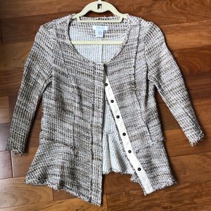 Barneys NY tweed blazer